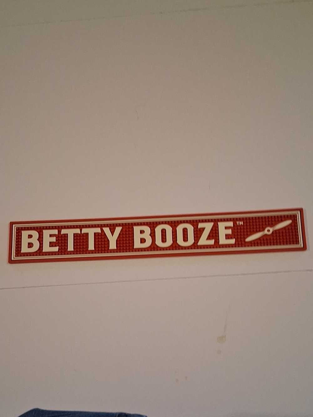 Betty Booze Rubber Mat